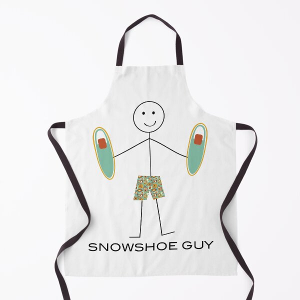 Item preview, Funny Mens Snowshoeing Guy designed and sold by whyitsme.