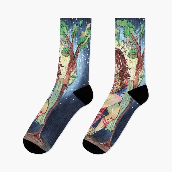 Item preview, Druidic Tribal Ritual by Moonlight Watercolor designed and sold by SimplyKitt.