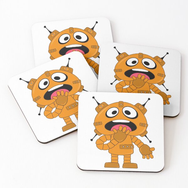 Item preview, Cartoon Scared Robot designed and sold by AndreyKENO.