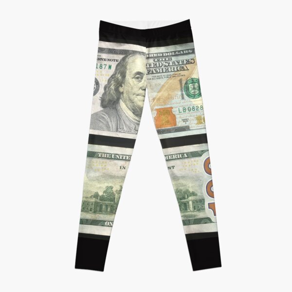 100 Dollar Bills Leggings  Workout attire, Leggings are not pants