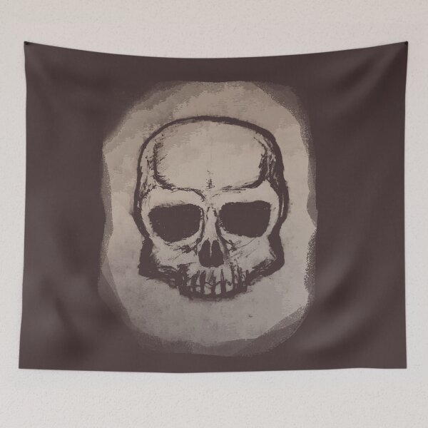 Item preview, Grungy Skull designed and sold by TheArtfulMagpie.