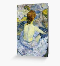 Toulouse Lautrec - The Bath Greeting Card