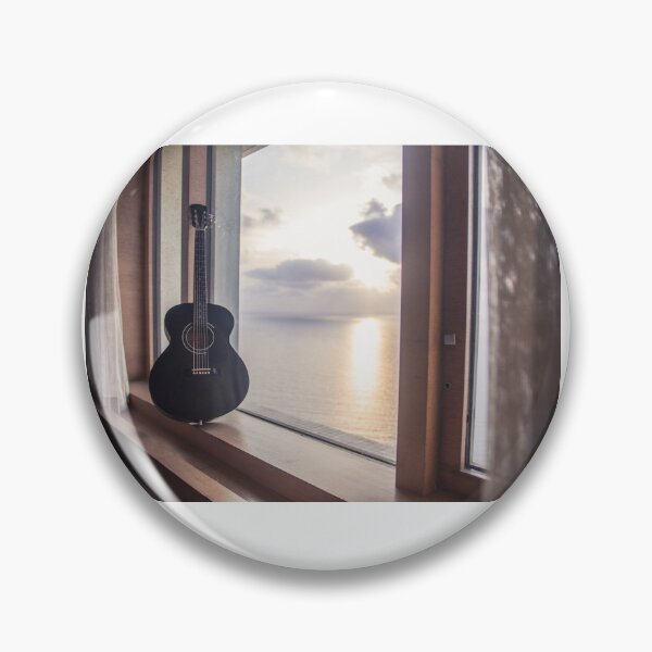 Item preview, Guitar against the Sunset at Sea designed and sold by Mohit Sebastian.