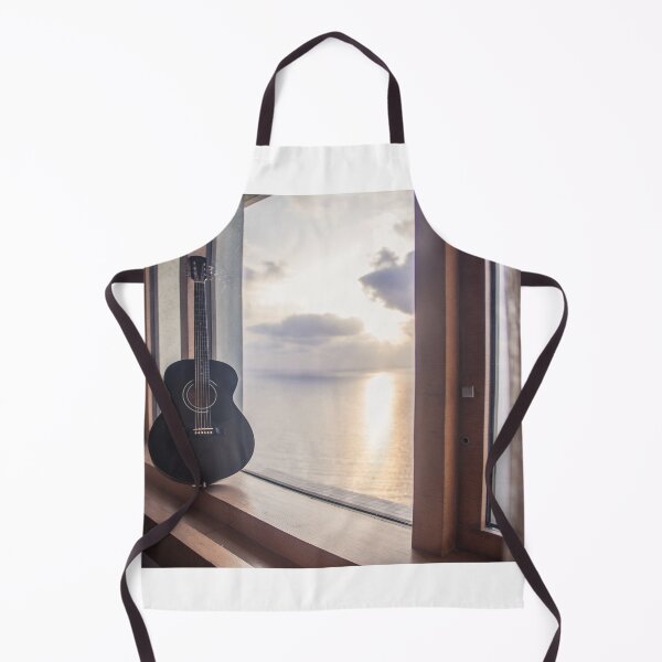 Item preview, Guitar against the Sunset at Sea designed and sold by Mohit Sebastian.