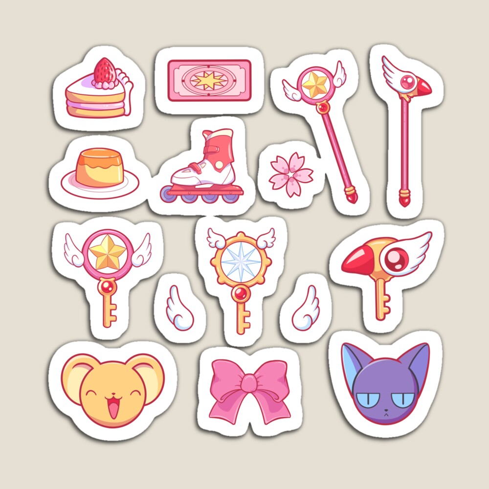 Stickers - Sakura Card Captor Magnet by LonelyBunny