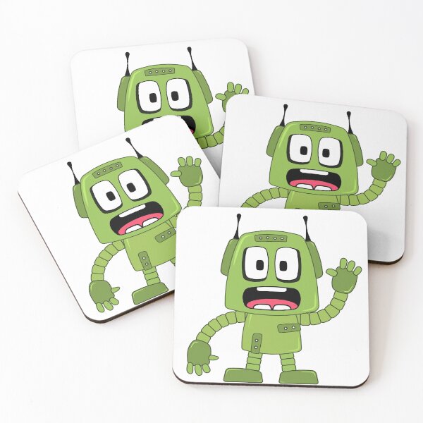 Item preview, Cartoon waving robot designed and sold by AndreyKENO.