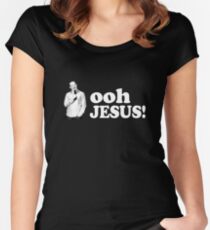"Oh Jesus!"- Bill Burr Women's Fitted Scoop T-Shirt