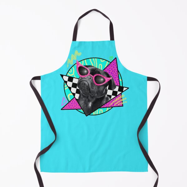 Item preview, Black Pug Wearing Pink Sunglasses designed and sold by theBlueKazoo.