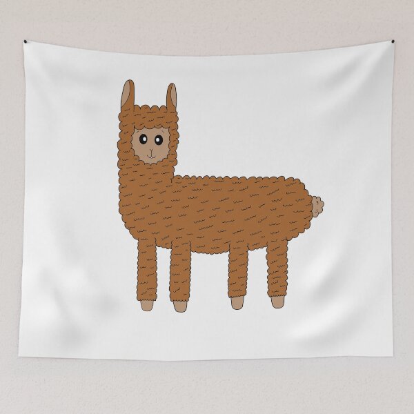 Item preview, Alpaca esponjosa designed and sold by DeliliahDoodles.