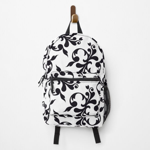 Item preview, Elegant Black and White Victorian Damask Pattern designed and sold by Orchyd.