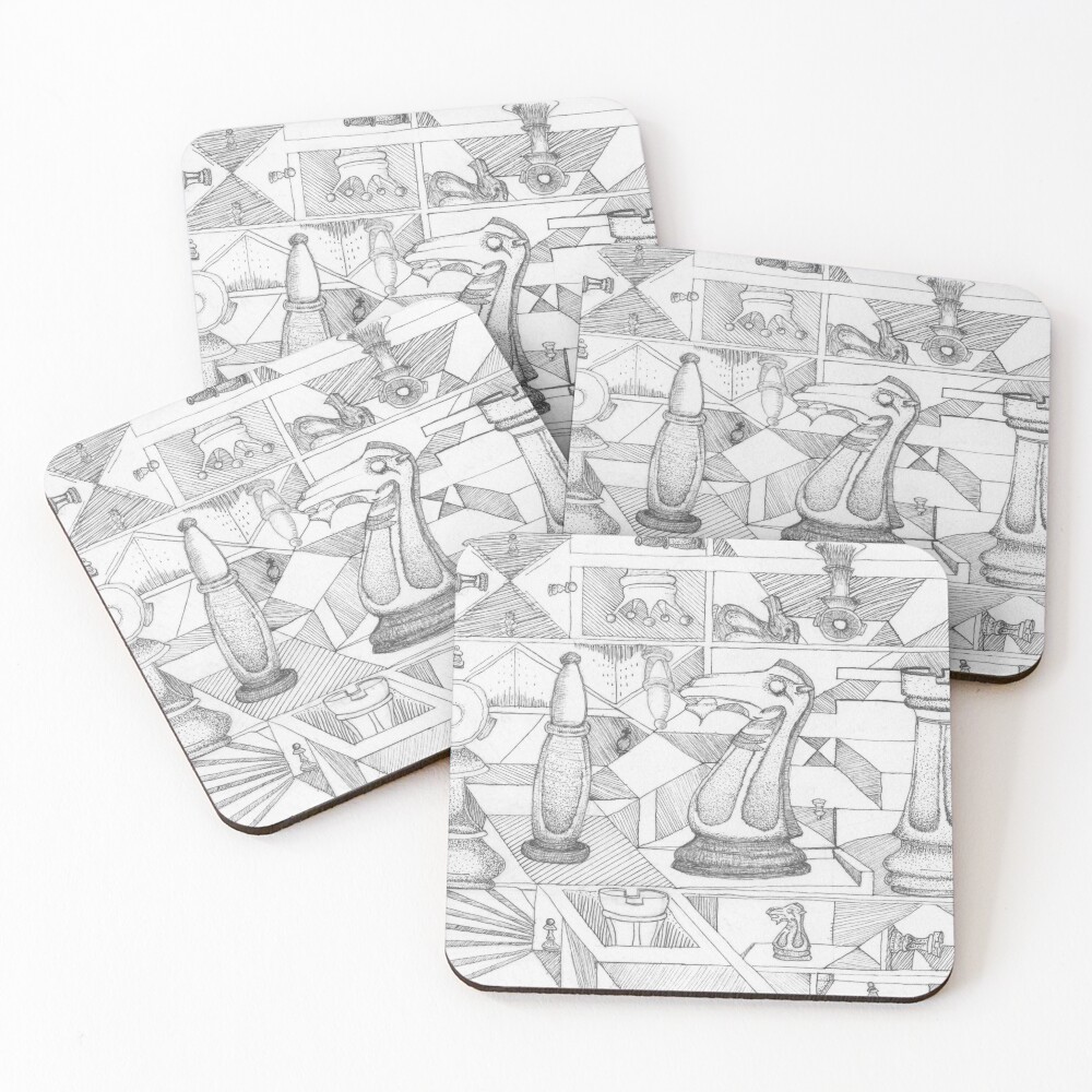 Item preview, Coasters (Set of 4) designed and sold by mimoart.