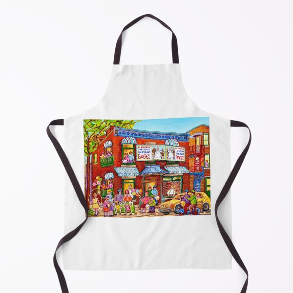 Item preview, STREET PARTY FAIRMOUNT BAGEL MONTREAL STREET FAMILY FUN SUMMER STREET SCENE designed and sold by Carole  Spandau.