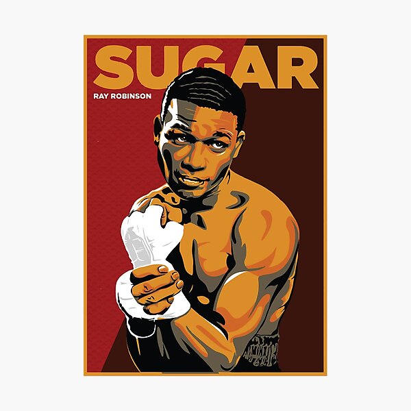 Artikel-Vorschau von T-Shirt mit Zucker-Ray Robinson, designt und verkauft von mevvo.