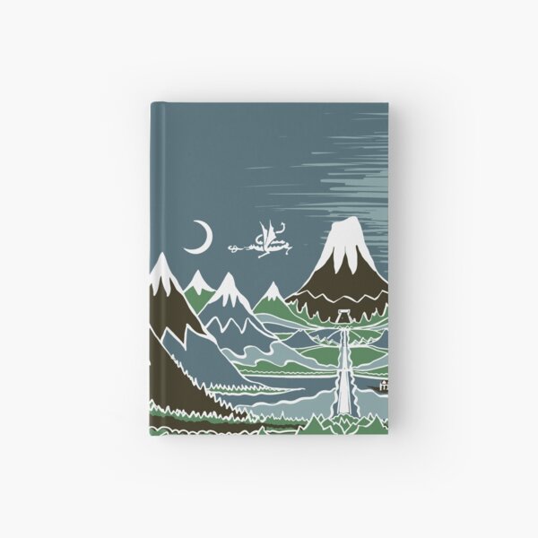 Item preview, Midnight Forest mountain path in the style of J.R.R.Tolkien designed and sold by Designwebjae.