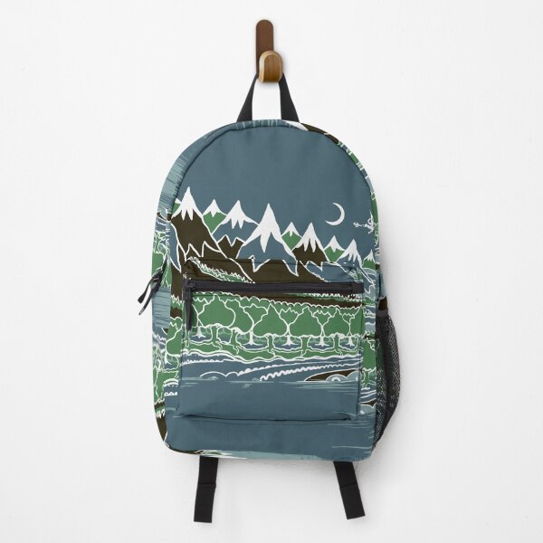 Item preview, Midnight Forest mountain path in the style of J.R.R.Tolkien designed and sold by Designwebjae.