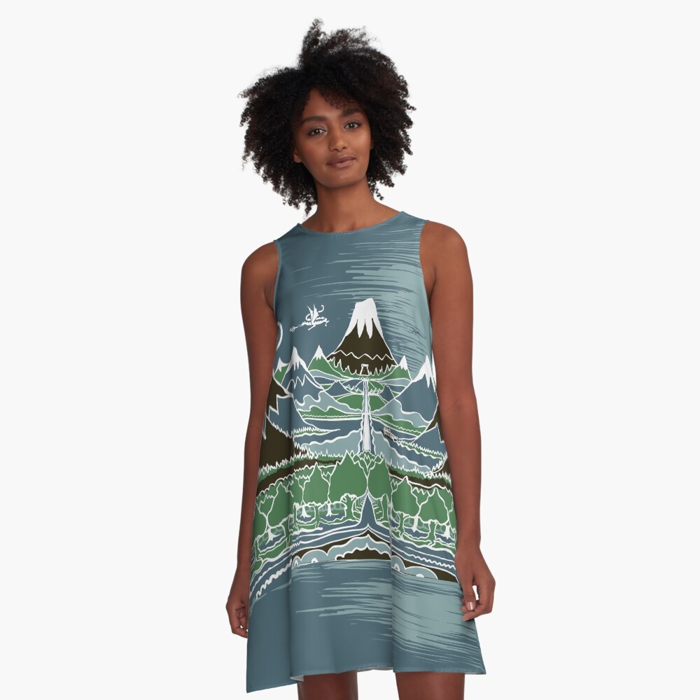 Item preview, A-Line Dress designed and sold by Designwebjae.