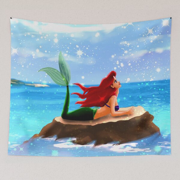 Item preview, Little Mermaid - Azure Blue designed and sold by Kimberley Jackson.