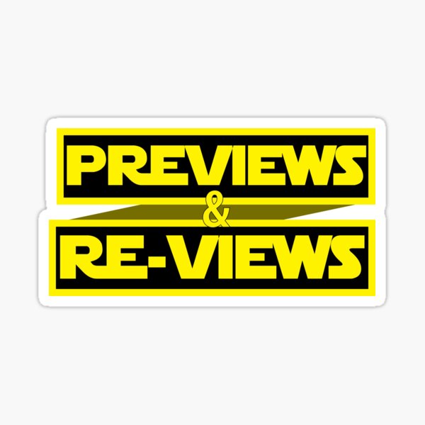 Item preview, Previews & Re-Views "Star Marathon" Edition Logo designed and sold by Revolve Studios , LLC.