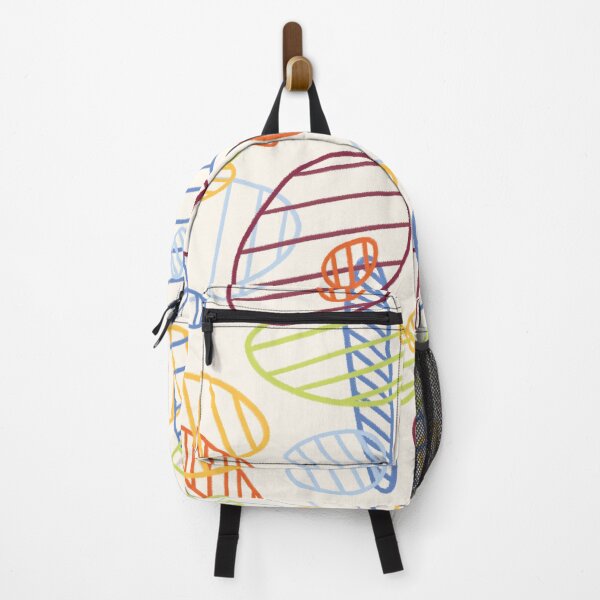 Item preview, Colorful Loops - Tan designed and sold by Grace Skelton.