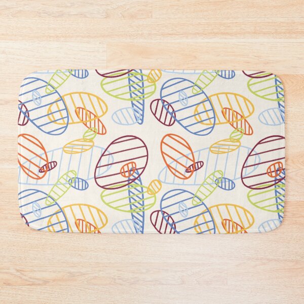Item preview, Colorful Loops - Tan designed and sold by Grace Skelton.