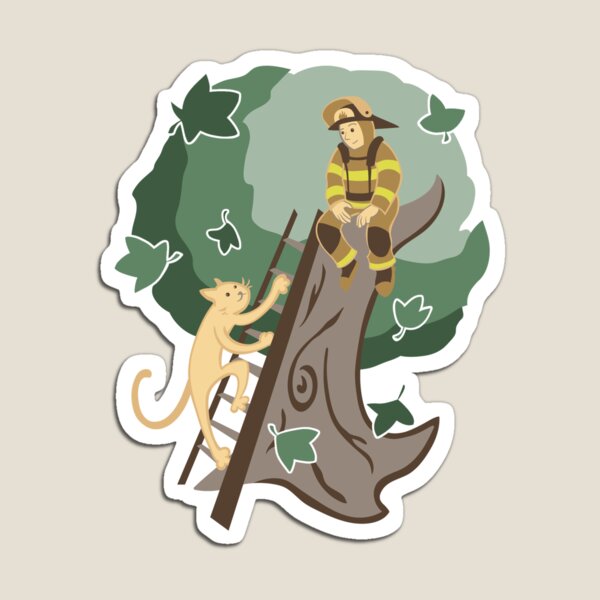 Stuck in a Tree Magnet
