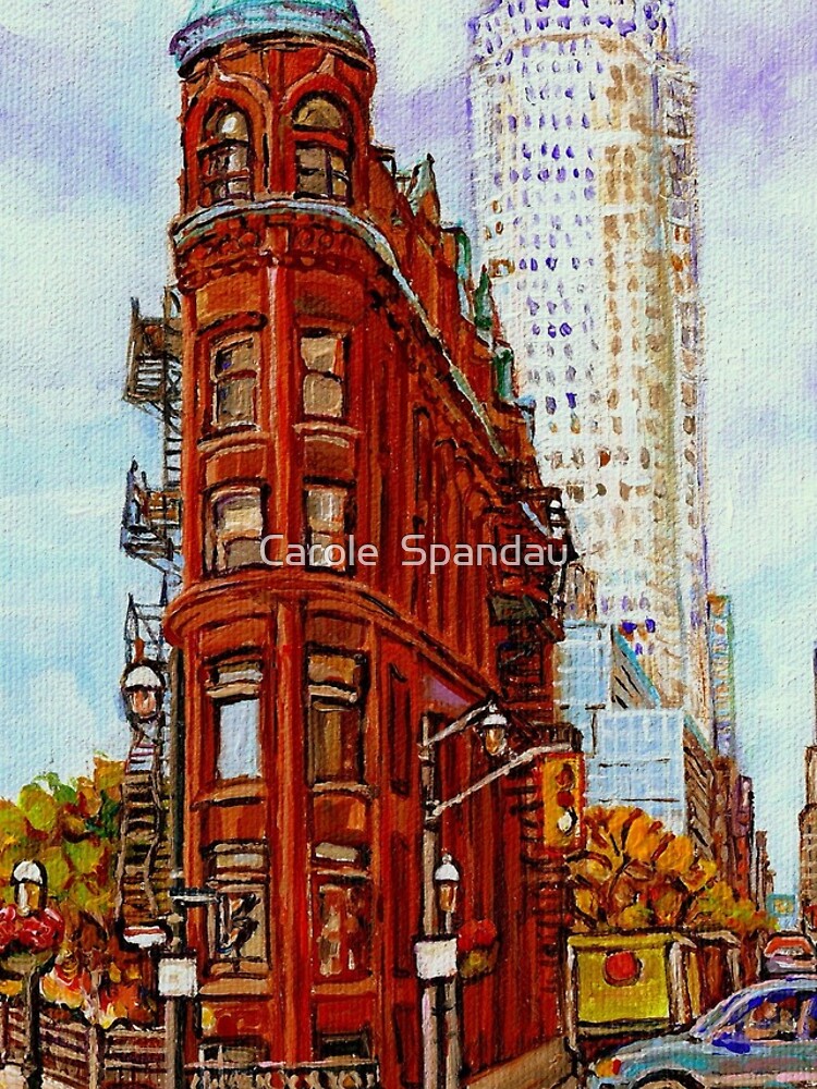 "TORONTO PAINTINGS TORONTO SKYLINE TORONTO ART TORONTO FLATIRON