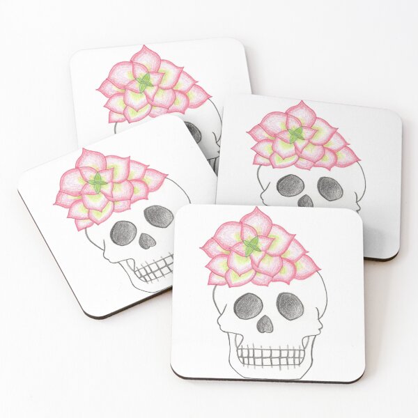 Item preview, Succulent on skull designed and sold by AlbaDeWitt.