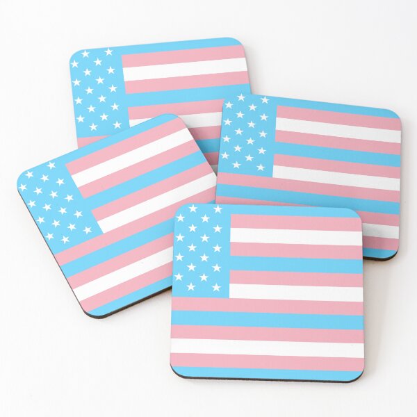 Item preview, Trans American Flag designed and sold by youneekart.