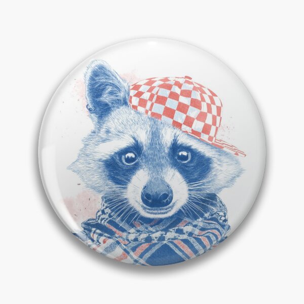 Item preview, Rocco Raccoon - blue version designed and sold by Ronn Kools.