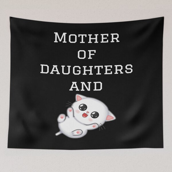 Item preview, Mother of daughters and cats designed and sold by Yenon.