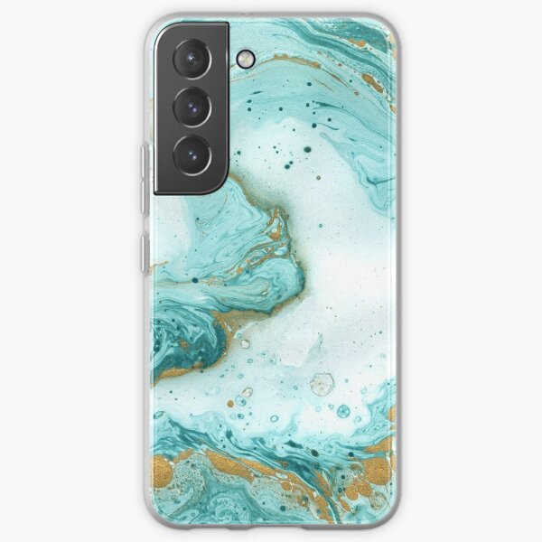 Marble turquoise Samsung Galaxy Soft Case