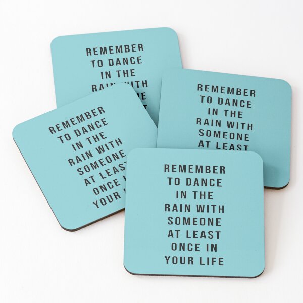Item preview, Dance in the rain with someone poster designed and sold by Boxing Kangaroo Retail Company.