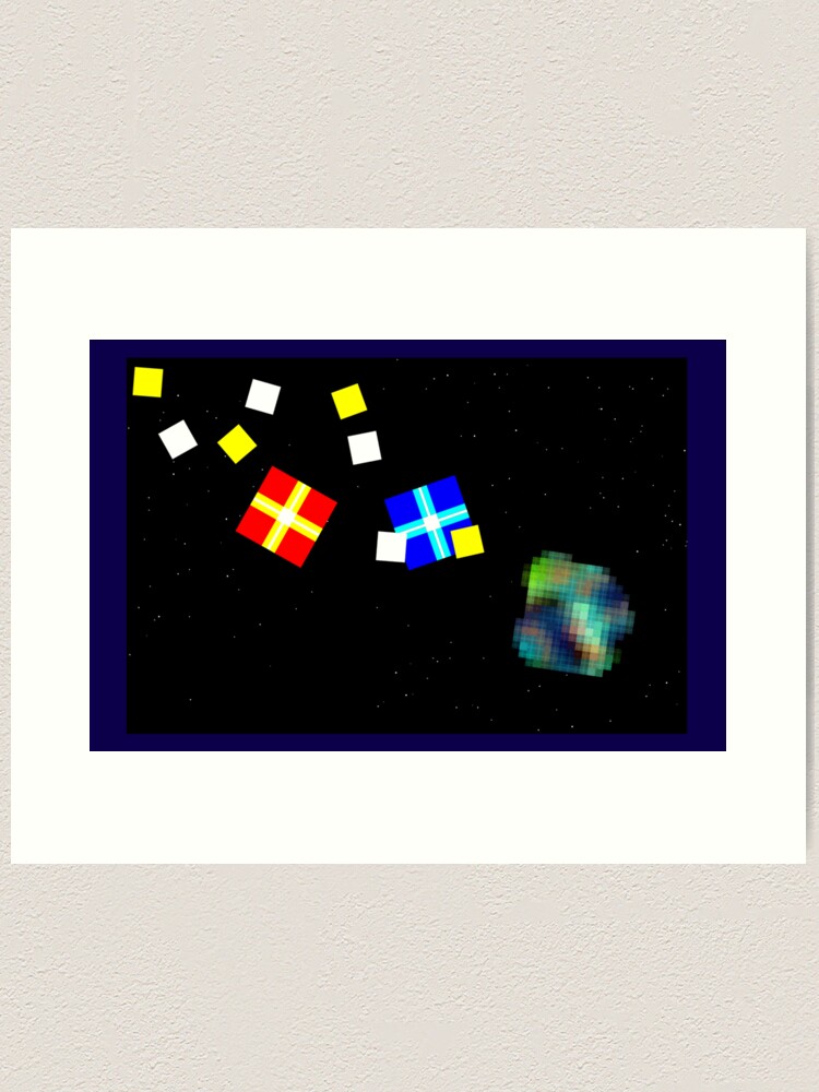 Thumbnail 2 of 3, Art Print, Comet - Colonists of the Spiral Nebula designed and sold by 3DaysMade.