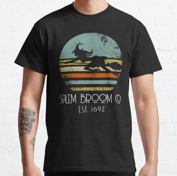 Witch Salem Broom Co. Est 1692 Witches Vintage Halloween Classic T-Shirt