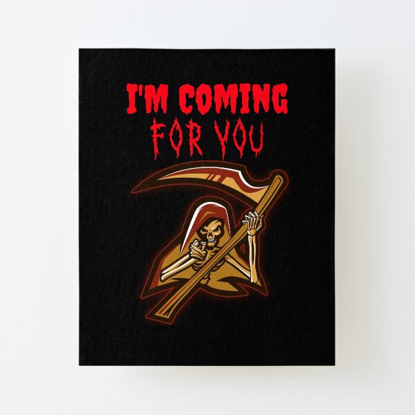 Grim Reaper is coming for you Canvas Mounted Print