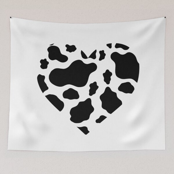 Item preview, Cow Print Heart designed and sold by ohclementine.