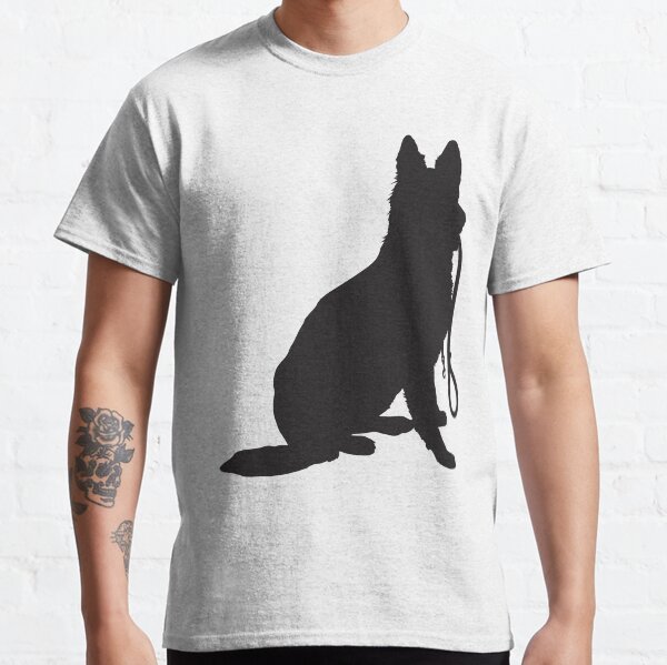 Shepherd with Leash Classic T-Shirt