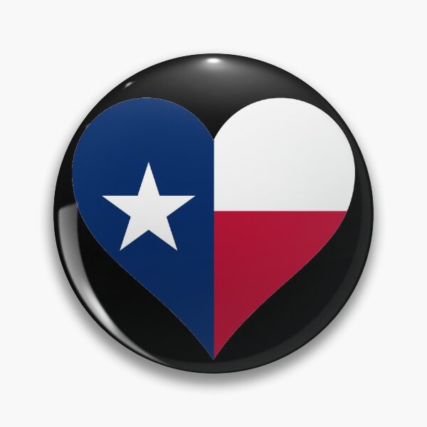 Item preview, Texas texan flag banner heart designed and sold by GeogDesigns.