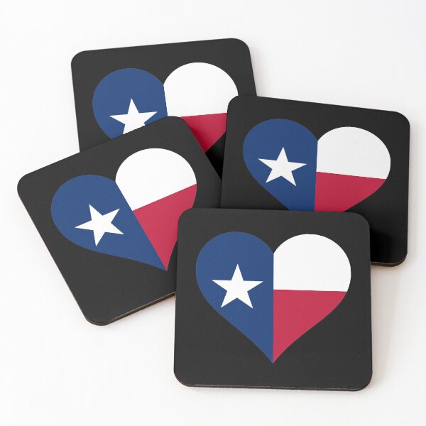 Item preview, Texas texan flag banner heart designed and sold by GeogDesigns.