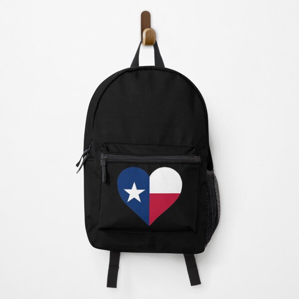 Aperçu de l'œuvre Texas drapeau texan bannière coeur créée et vendue par GeogDesigns.