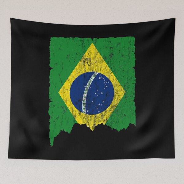Item preview, Brazil flag vintage gift idea designed and sold by Argentini.