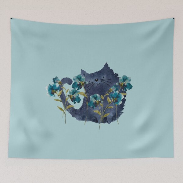 Item preview, Polliwog and Blue Poppies designed and sold by Michelle Garlock.