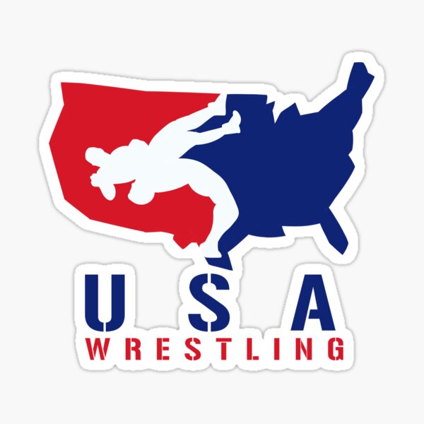 Wrestling earguad with IOWA USA wrestling stickers