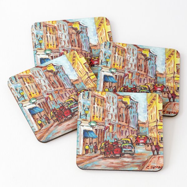 Item preview, OLD MONTREAL CALECHE RIDE SUMMER SCENE CANADIAN ART CAROLE SPANDAU designed and sold by Carole  Spandau.