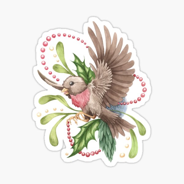 Item preview, Christmas Robin designed and sold by LCWaterworth.