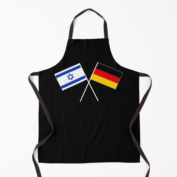 Item preview, Israel Germany crossed banner flag designed and sold by GeogDesigns.