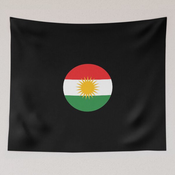 Item preview, Kurdistan Kurdish flag flag designed and sold by GeogDesigns.
