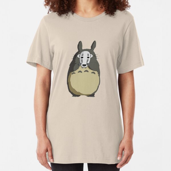 Totoro Mask Slim Fit T-Shirt