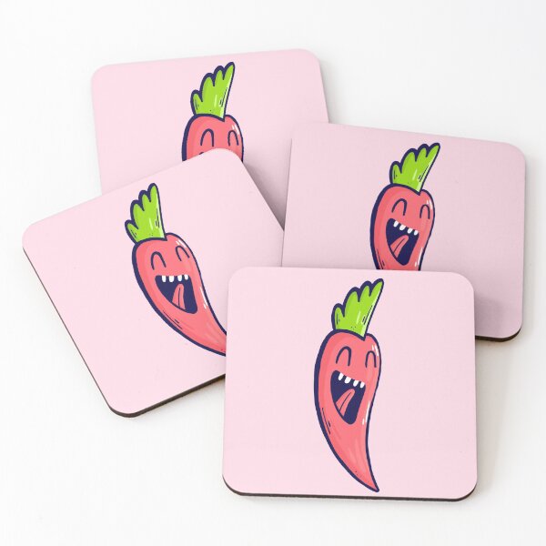 Item preview, Cheerful chilli pepper with green hairstyle designed and sold by ptichkaJL.