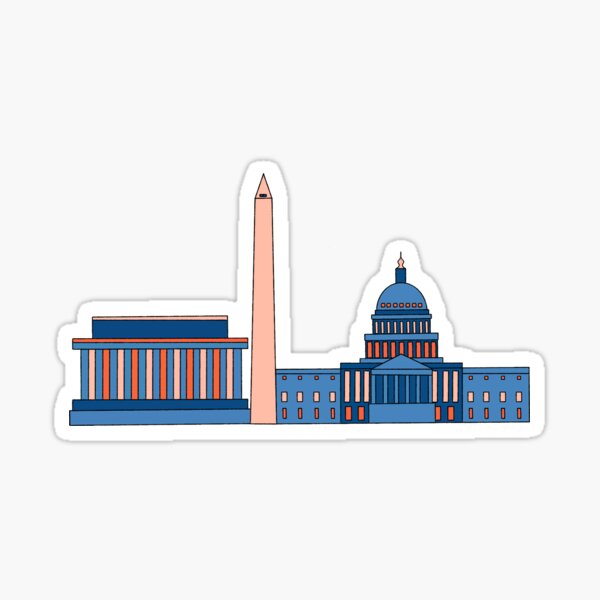 DC Skyline Sticker